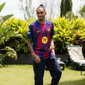 NWT Nike FC Barcelona 25/26 Home ADV Match Soccer  Jersey Mens L NWT